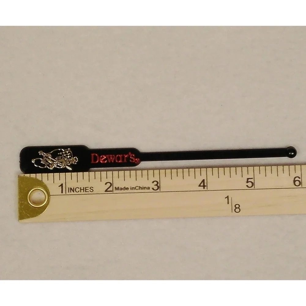 Vintage Dewars‎ Scotch Whisky Stirrer Swizzle Stick Bar Cocktail Drink Accessory